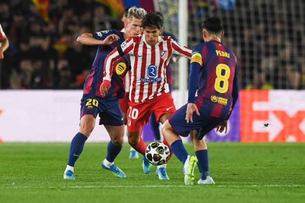 UEFA Champions League 2025 2026 quarter final, FC Barcelona Atletico de Madrid, at Estadio Campo Nou in Barcelona Spain Barcelona Barcelona Barcelona Spain Copyright: xPACOxLARGOx