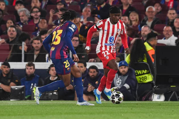 UEFA Champions League 2025 2026 quarter final, FC Barcelona Atletico de Madrid, at Estadio Campo Nou in Barcelona Spain Barcelona Barcelona Barcelona Spain Copyright: xPACOxLARGOx