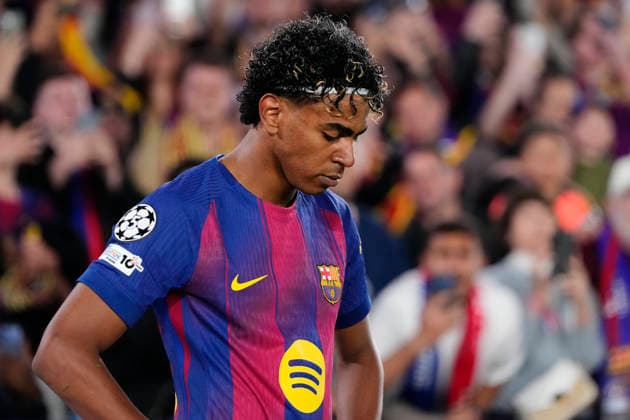 FC Barcelona, Barca v Atletico de Madrid - UEFA Champions League 2025 26 Quarter-Final First Leg Lamine Yamal right winger of Barcelona and Spain during the UEFA Champions League 2025 26 Quarter-Final First Leg match between FC Barcelona and Club AtlÃ tico de Madrid at Estadio Spotify Camp Nou on April 8, 2026 in Barcelona, Spain. Barcelona Spain  Copyright: xJosexBretonx originalFilename:bretonhernandez-fcbarcel260408_npNLU.jpg