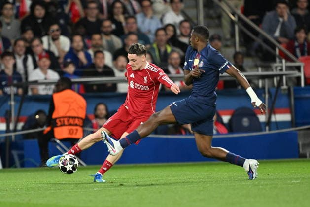 PSG v Liverpool - UEFA Champions League Quarter- finals PARIS, FRANCE - APRIL 8: Florian Wirtz of Liverpool in action during the UEFA Champions League 2025 26 Quarter-Final First Leg match between Paris Saint-Germain and Liverpool FC at Parc des Princes in Paris, France, on April 8, 2026. Mustafa Yalcin Anadolu Paris France. Editorial use only. Please get in touch for any other usage.  Copyright: x2026xAnadoluxMustafaxYalcinx
