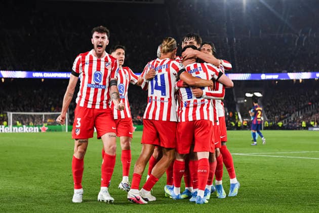 UEFA Champions League 2025 2026 quarter final, FC Barcelona Atletico de Madrid, at Estadio Campo Nou in Barcelona Spain Barcelona Barcelona Barcelona Spain Copyright: xPACOxLARGOx