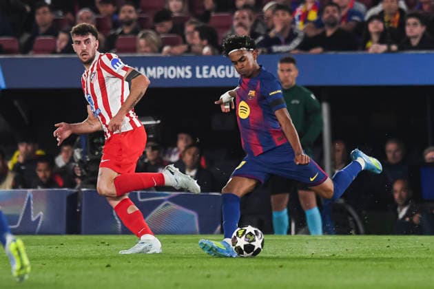 UEFA Champions League 2025 2026 quarter final, FC Barcelona Atletico de Madrid, at Estadio Campo Nou in Barcelona Spain Barcelona Barcelona Barcelona Spain Copyright: xPACOxLARGOx