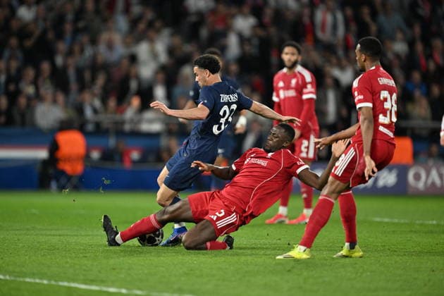 PSG v Liverpool - UEFA Champions League Quarter- finals PARIS, FRANCE - APRIL 8: PSG s Warren Zaire-Emery (33) in action during the UEFA Champions League 2025 26 Quarter-Final First Leg match between Paris Saint-Germain and Liverpool FC at Parc des Princes in Paris, France, on April 8, 2026. Mustafa Yalcin Anadolu Paris France. Editorial use only. Please get in touch for any other usage.  Copyright: x2026xAnadoluxMustafaxYalcinx