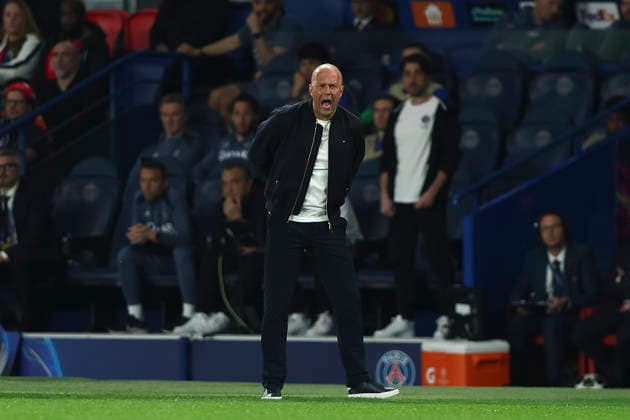 Paris Saint-Germain v Liverpool, UEFA Champions League Liverpool Manager Arne Slot NED reacts and gestures during the Paris Saint-Germain v Liverpool UEFA Champions League Quarter-Final, 1st Leg match at Parc de Princes, Paris, France on 8 April 2026 Credit: Ian Stephen Every Second Media Editorial use only. All images are copyright Every Second Media Limited. No images may be reproduced without prior permission. Copyright: xIMAGO EveryxSecondxMediax ESM-1895-0079 IanxStephenx xEveryxSecondxMediax