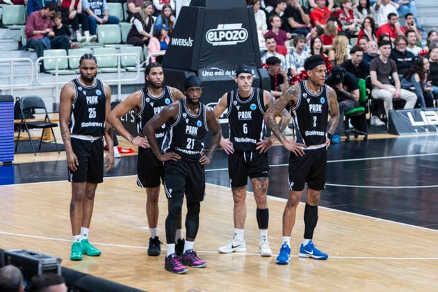 UCAM Murcia CB vs PAOK BC, FIBA ‹‹Europe Cup UCAM Murcia CB vs PAOK BC, FIBA ‹‹Europe Cup, Semifinals, second leg, Murcia Sports Palace, Region of Murcia, Spain, 08 April 2026. Murcia Palace Region of Murcia Spain Copyright: xPascuxMendezx