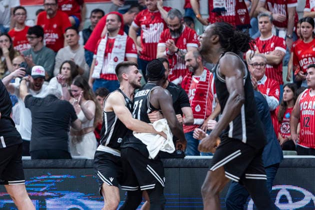 UCAM Murcia CB vs PAOK BC, FIBA ‹‹Europe Cup UCAM Murcia CB vs PAOK BC, FIBA ‹‹Europe Cup, Semifinals, second leg, Murcia Sports Palace, Region of Murcia, Spain, 08 April 2026. Murcia Palace Region of Murcia Spain Copyright: xPascuxMendezx