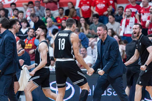 UCAM Murcia CB vs PAOK BC, FIBA ‹‹Europe Cup NIKOS PERSIDIS, GREEK SHOOTING GUARD FOR PAOK BC, DURING THE GAME, UCAM Murcia CB vs PAOK BC, FIBA ‹‹Europe Cup, Semifinals, second leg, Murcia Sports Palace, Region of Murcia, Spain, 08 April 2026. Murcia Palace Region of Murcia Spain Copyright: xPascuxMendezx