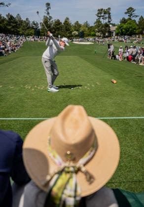 260408 Matt Fitzpatrick of England during the Par Three Contest prior to the 2026 Masters Golf Tournament on April 8, 2026 in Augusta Photo Petter Arvidson BILDBYRAN kod PA PA1192 golf masters bbeng the masters augusta  Copyright: PETTERxARVIDSON BB260408PA066