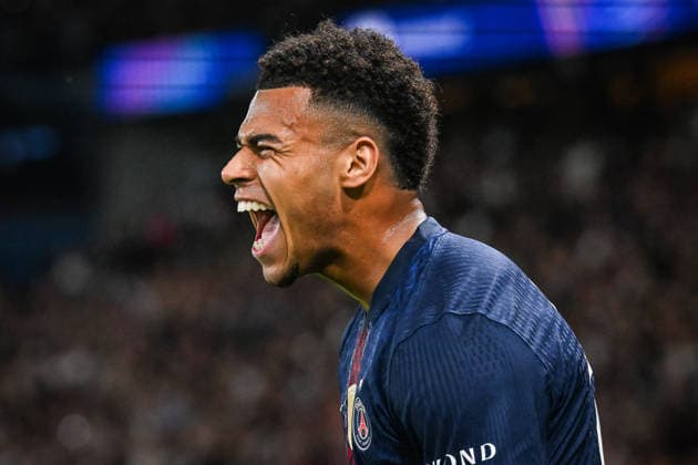 April 8, 2026, Paris, France, France: DESIRE DOUE of PSG celebrates his goal during the UEFA Champions League match between Paris Saint-Germain and Liverpool FC at Parc des Princes Stadium. Paris Saint-Germain won 2:0. Paris France - ZUMAm308 20260408_zsp_m308_005 Copyright: xMatthieuxMirvillex
