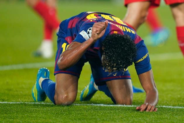 ESP: FC Barcelona, Barca - Atletico de Madrid. UEFA Champions League. Quarter-Finals, first leg. Lamine Yamal of FC Barcelona during UEFA Champions League match, Quarter-Finals, first leg, between FC Barcelona and Atletico de Madrid played at Spotify Camp Nou Stadium on April 8, 2026 in Barcelona, Spain. kpng Copyright: xSergioxRuizx xPRESSINPHOTOx PS_260408_BAR_ATL_CH_2526_111