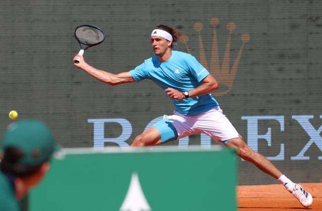 Tennis, ATP, Tennis Herren Monte Carlo Rolex Masters 2026, Alexander Zverev (GER), Thursday, April 9, 2026. Photo Felice Calabro  Copyright: xFelicexCalabro x xipa-agency.netx xFELICExCALABRO x IPA_Agency_IPA73842201