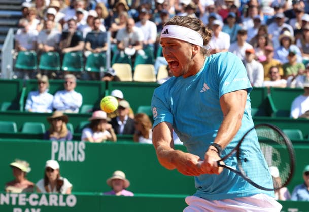 Tennis, ATP, Tennis Herren Monte Carlo Rolex Masters 2026, Alexander Zverev (GER), Thursday, April 9, 2026. Photo Felice Calabro  Copyright: xFelicexCalabro x xipa-agency.netx xFELICExCALABRO x IPA_Agency_IPA73842206