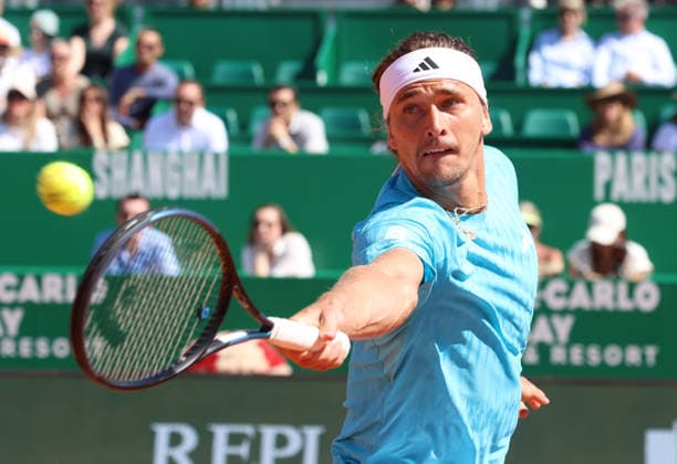 Tennis, ATP, Tennis Herren Monte Carlo Rolex Masters 2026, Alexander Zverev (GER), Thursday, April 9, 2026. Photo Felice Calabro  Copyright: xFelicexCalabro x xipa-agency.netx xFELICExCALABRO x IPA_Agency_IPA73842211