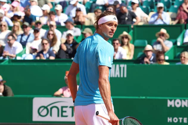 Tennis, ATP, Tennis Herren Monte Carlo Rolex Masters 2026, Alexander Zverev (GER), Thursday, April 9, 2026. Photo Felice Calabro  Copyright: xFelicexCalabro x xipa-agency.netx xFELICExCALABRO x IPA_Agency_IPA73842215