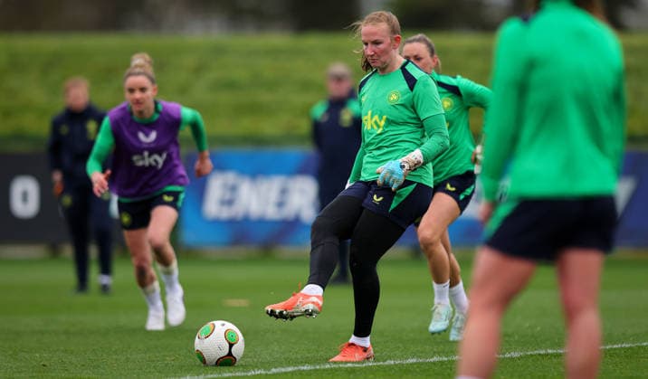 Republic of Ireland WNT Squad Training, FAI National Training Centre, Dublin 9 4 2026 Goalkeeper Courtney Brosnan Courtney Brosnan 9 4 2026  Copyright: x INPHO RyanxByrnex RB1_8562