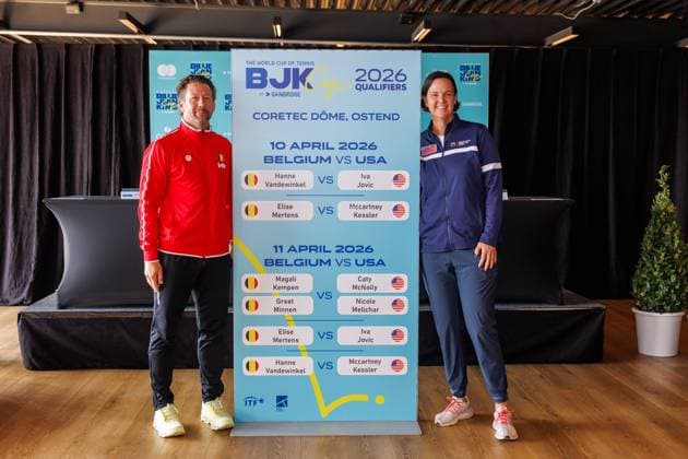 Tennis, Billie Jean King Cup, Belgium - USA, Draw