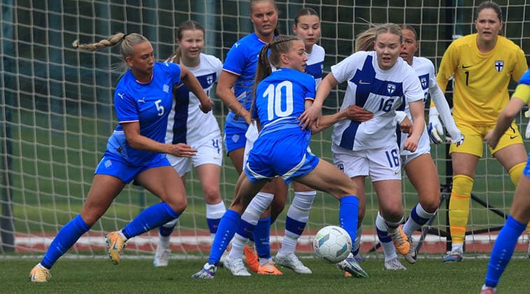 Football, Women, U19 European Championship Qualifier, Iceland - Finland