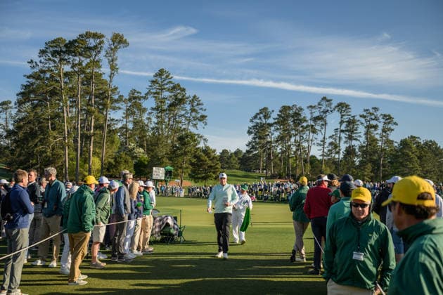 260409 Sami Valimaki of Finland during the first round of the 2026 Masters Golf Tournament on April 9, 2026 in Augusta Photo Petter Arvidson BILDBYRAN kod PA PA1193 golf masters bbeng the masters augusta  Copyright: PETTERxARVIDSON BB260409PA042