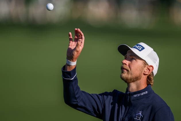 260409 Kristoffer Reitan of Norway during the first round of the 2026 Masters Golf Tournament on April 9, 2026 in Augusta Photo Petter Arvidson BILDBYRAN kod PA PA1193 golf masters bbeng the masters augusta norge  Copyright: PETTERxARVIDSON BB260409PA057