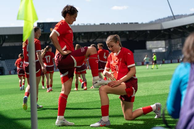 Football, Women, U19 European Championship Qualifier, Wales - Switzerland