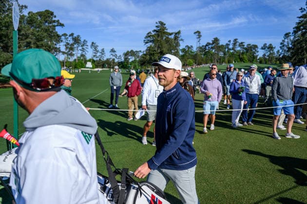 260409 Kristoffer Reitan of Norway during the first round of the 2026 Masters Golf Tournament on April 9, 2026 in Augusta Photo Petter Arvidson BILDBYRAN kod PA PA1193 golf masters bbeng the masters augusta norge  Copyright: PETTERxARVIDSON BB260409PA060
