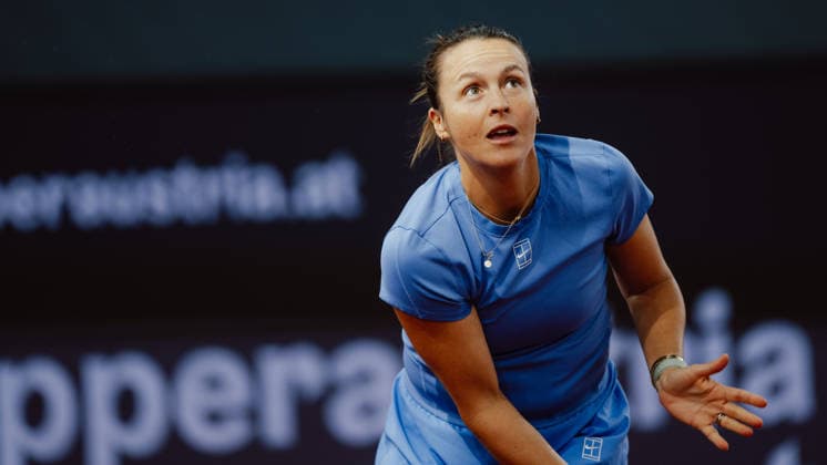 TENNIS - WTA, Tennis Damen Upper Austria Ladies Linz LINZ,AUSTRIA,09.APR.26 - TENNIS - WTA Tour, Upper Austria Ladies Linz. Image shows Tatjana Maria (GER).  GEPAxpictures xAlexanderxSolc