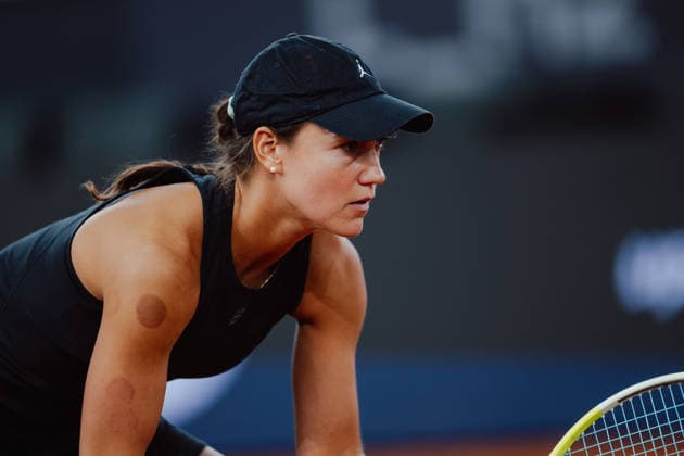 TENNIS - WTA, Tennis Damen Upper Austria Ladies Linz LINZ,AUSTRIA,09.APR.26 - TENNIS - WTA Tour, Upper Austria Ladies Linz. Image shows Quinn Gleason (USA).  GEPAxpictures xAlexanderxSolc