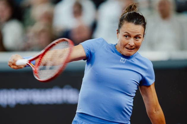 TENNIS - WTA, Tennis Damen Upper Austria Ladies Linz LINZ,AUSTRIA,09.APR.26 - TENNIS - WTA Tour, Upper Austria Ladies Linz. Image shows Tatjana Maria (GER).  GEPAxpictures xAlexanderxSolc