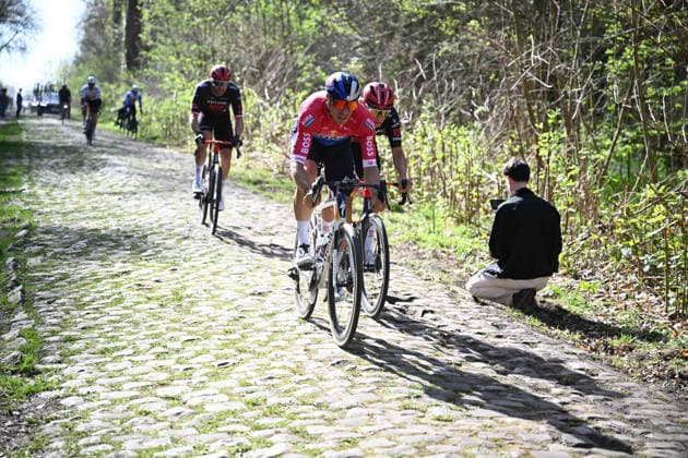 09-04-2026 Allenamento Paris - Roubaix 2026; 2026, Red Bull - Bora Hansgrohe; Van Poppel, Danny; Arenberg; 
