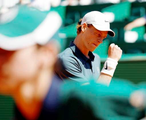 Rolex Monte-Carlo Masters PHOTOPQR NICE MATIN Dylan Meiffret ; Roquebrune Cap-Martin ; 09 04 2026 ; 119e edition du Rolex Monte-Carlo Masters de Tennis. Matchs du 6e jour. ICI : Jannik Sinner Rolex Monte-Carlo Masters at Monte-Carlo Country Club on April 9, 2026 in Monte-Carlo. Roquebrune Cap-Martin France  Copyright: xPHOTOPQR NICExMATIN MAXPPPxDylanxMeiffretx 20260409NIM1703 20260409NIM1703