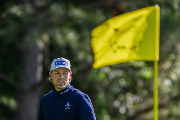 260409 Kristoffer Reitan of Norway during the first round of the 2026 Masters Golf Tournament on April 9, 2026 in Augusta Photo Petter Arvidson BILDBYRAN kod PA PA1193 golf masters bbeng the masters augusta norge  Copyright: PETTERxARVIDSON BB260409PA075