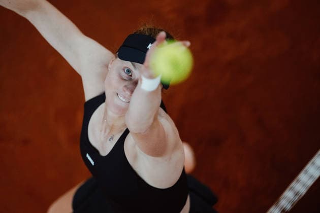 TENNIS - WTA, Tennis Damen Upper Austria Ladies Linz LINZ,AUSTRIA,09.APR.26 - TENNIS - WTA Tour, Upper Austria Ladies Linz. Image shows Liudmila Samsonova (RUS).  GEPAxpictures xAlexanderxSolc