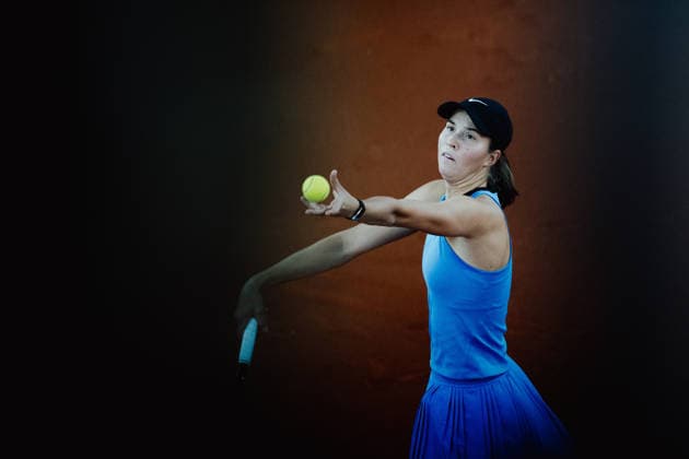 TENNIS - WTA, Tennis Damen Upper Austria Ladies Linz LINZ,AUSTRIA,09.APR.26 - TENNIS - WTA Tour, Upper Austria Ladies Linz. Image shows Lilli Tagger (AUT).  GEPAxpictures xAlexanderxSolc