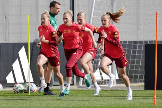 Football, Women, National Team Germany, Training