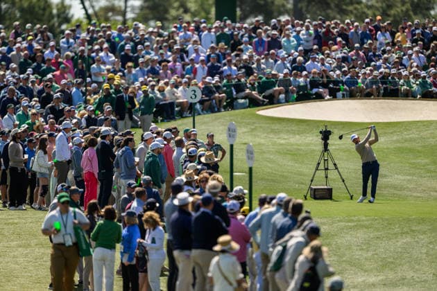 260409 Patrick Cantlay of the United States during the first round of the 2026 Masters Golf Tournament on April 9, 2026 in Augusta Photo Petter Arvidson BILDBYRAN kod PA PA1193 golf masters bbeng the masters augusta  Copyright: PETTERxARVIDSON BB260409PA101