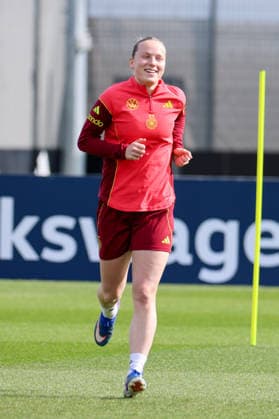 Herzogenaurach, Germany 09 April 2026 International match of the German womens national soccer team in preparation for the World Cup qualifiers in Herzogenaurach Training In the picture Franziska Kett Germany Copyright: HMBxMedia MadeleinexFantini