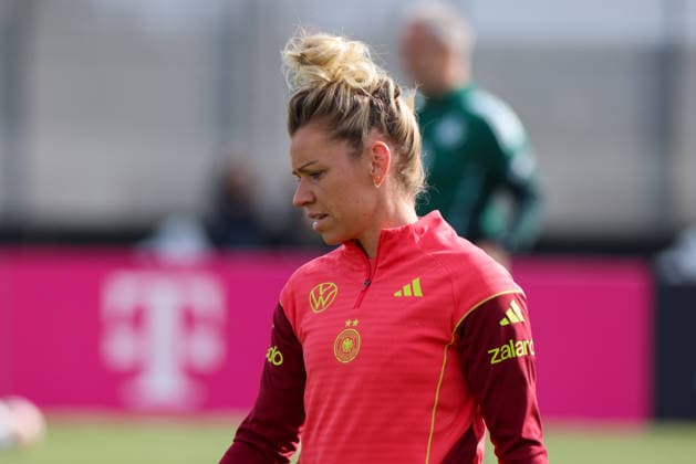 Herzogenaurach, Germany 09 April 2026 International match of the German national womens soccer team in preparation for the World Cup qualifiers in Herzogenaurach Training In the picture Linda Dallmann Germany , who has rejoined the national team after a short break due to personal reasons Copyright: HMBxMedia MadeleinexFantini