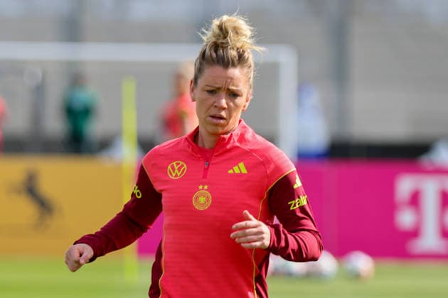 Herzogenaurach, Germany 09 April 2026 International match measure of the German national womens soccer team in preparation for the World Cup qualifiers in Herzogenaurach Training In the picture Linda Dallmann Germany , who is training with the national team again after a short absence due to personal reasons Copyright: HMBxMedia MadeleinexFantini