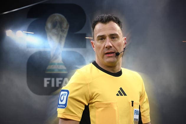 ACHTUNG FOTOMONTAGE: Felix ZWAYER einziger deutscher Schiedsrichter bei der FIFA Fussball WM 2026. ARCHIVFOTO,, Einzelbild,angeschnittenes Einzelmotiv, Halbfigur,halbe Figur. *** ACHTUNG FOTOMONTAGE Felix ZWAYER only German referee at the FIFA World Cup 2026 ARCHIVE PHOTO,, single image, cropped single motif, half figure, half figure