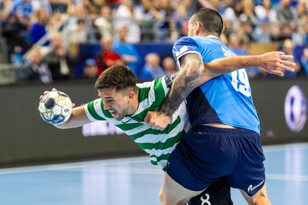 EHF Champions League - Orlen Wisla Plock v Sporting CP Jan Gurri Aregay, Leon Susnja during the match EHF Champions League Men match between Orlen Wisla Plock and Sporting CP in Plock, Poland on April 9, 2026 Plock Poland  Copyright: xAndrzejxIwanczukx originalFilename:iwanczuk-ehfchamp260409_npu2V.jpg