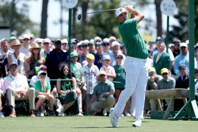 Golf 2026 Masters Tournament - Round 1 Gary Woodland of the USA tees off at hole 1 in Round 1 of the 2026 Masters tournament in August, Georgia, USA, 09 April 2026. Augusta United States  Copyright: xCHRISxTORRESx