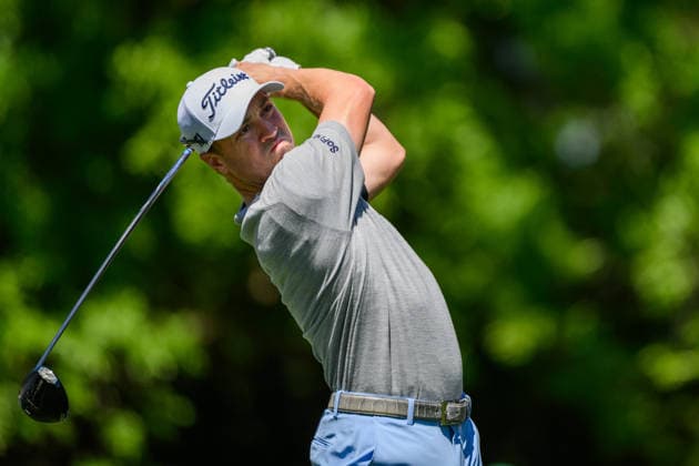260409 Justin Thomas of the United States during the first round of the 2026 Masters Golf Tournament on April 9, 2026 in Augusta Photo Petter Arvidson BILDBYRAN kod PA PA1193 golf masters bbeng the masters augusta  Copyright: PETTERxARVIDSON BB260409PA188