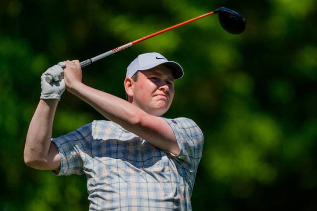 260409 Robert MacIntyre of Scotland during the first round of the 2026 Masters Golf Tournament on April 9, 2026 in Augusta Photo Petter Arvidson BILDBYRAN kod PA PA1193 golf masters bbeng the masters augusta  Copyright: PETTERxARVIDSON BB260409PA193