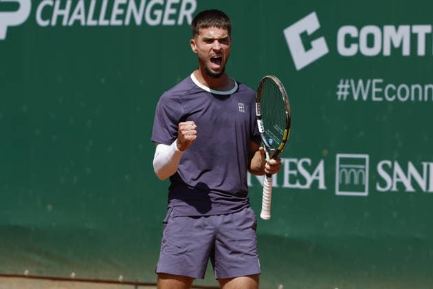 Foto IPP Sebastiano Pessina Monza, Villa Reale Tennis, aprile 2026 ATP, Tennis Herren Challenger Atkinsons Monza Open 2026 Dino Prizmic Italy Photo Press World Copyright italy ITALY  Copyright: xR4924_italyphotopressx