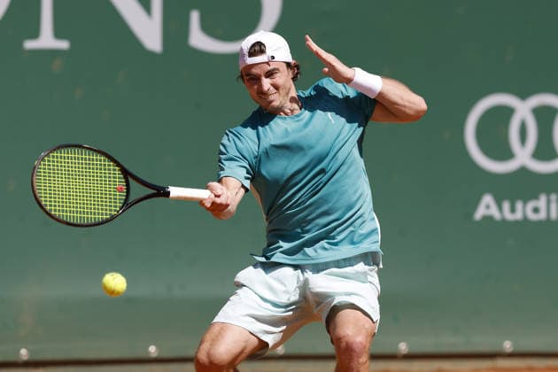 Foto IPP Sebastiano Pessina Monza, Villa Reale Tennis, aprile 2026 ATP, Tennis Herren Challenger Atkinsons Monza Open 2026 Timofey Skatov Italy Photo Press World Copyright italy ITALY  Copyright: xR4924_italyphotopressx
