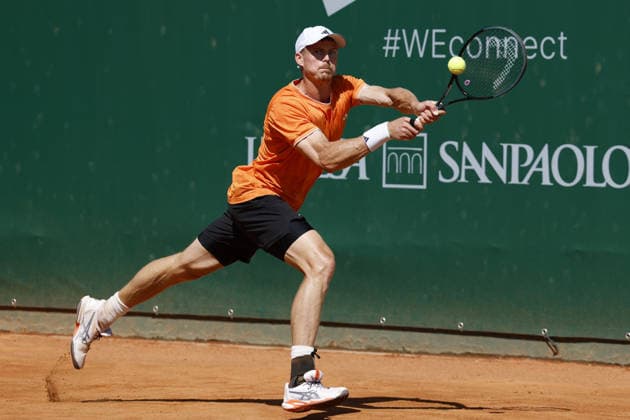 Foto IPP Sebastiano Pessina Monza, Villa Reale Tennis, aprile 2026 ATP, Tennis Herren Challenger Atkinsons Monza Open 2026 Billy Harris Italy Photo Press World Copyright italy ITALY  Copyright: xR4924_italyphotopressx