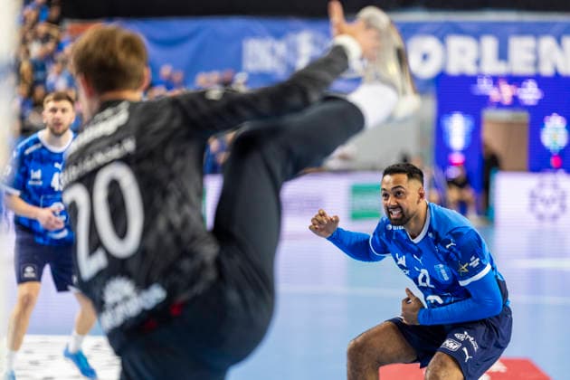 EHF Champions League - Orlen Wisla Plock v Sporting CP Melvyn Richardson during the match EHF Champions League Men match between Orlen Wisla Plock and Sporting CP in Plock, Poland on April 9, 2026 Plock Poland  Copyright: xAndrzejxIwanczukx originalFilename:iwanczuk-ehfchamp260409_npJCO.jpg