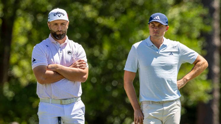 AUGUSTA 20260409 Alex Norén during the first day of competition of the US Masters at Augusta National Golf Club in the USA Photo Christer Höglund TT code 40750 AUGUSTA SWEDEN x40750x  Copyright: xChristerHoglundx US MASTERS GOLF