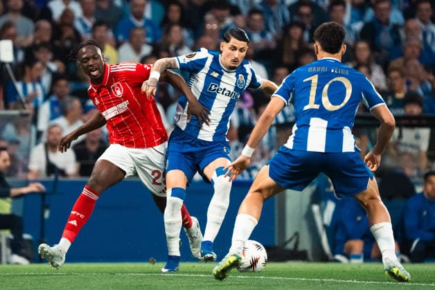 FC Porto v Nottingham Forest Europe League Players of FC Porto and Nottingham Forest during the Europe Leage match, between FC Porto and Nottingham Forest played at Estadio do Dragao on April 9, 2026 in Oporto, Portugal Oporto Portugal Copyright: xAdrianxFernandezx xAgenciaxLOFx