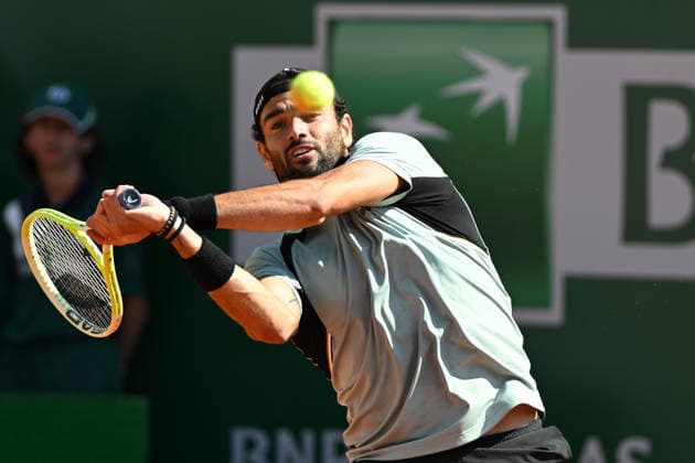 MATTEO BERRETTINI, Italy, Italia, Monte Carlo Rolex Master 2026, azione, action, single shot TENNIS ROLEX MONTE-CARLO MASTERS 2026